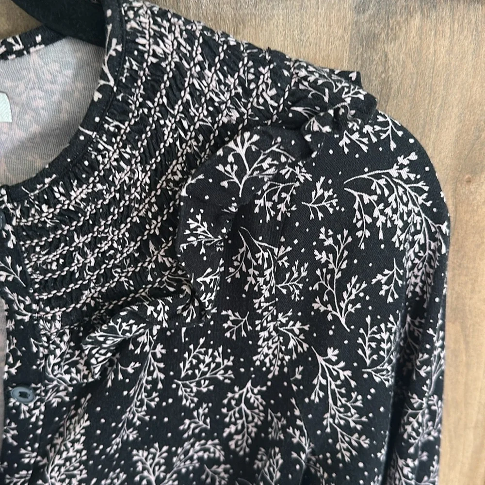 Boden Black and Pink Long Sleeve Dress - Picture 7 of 14